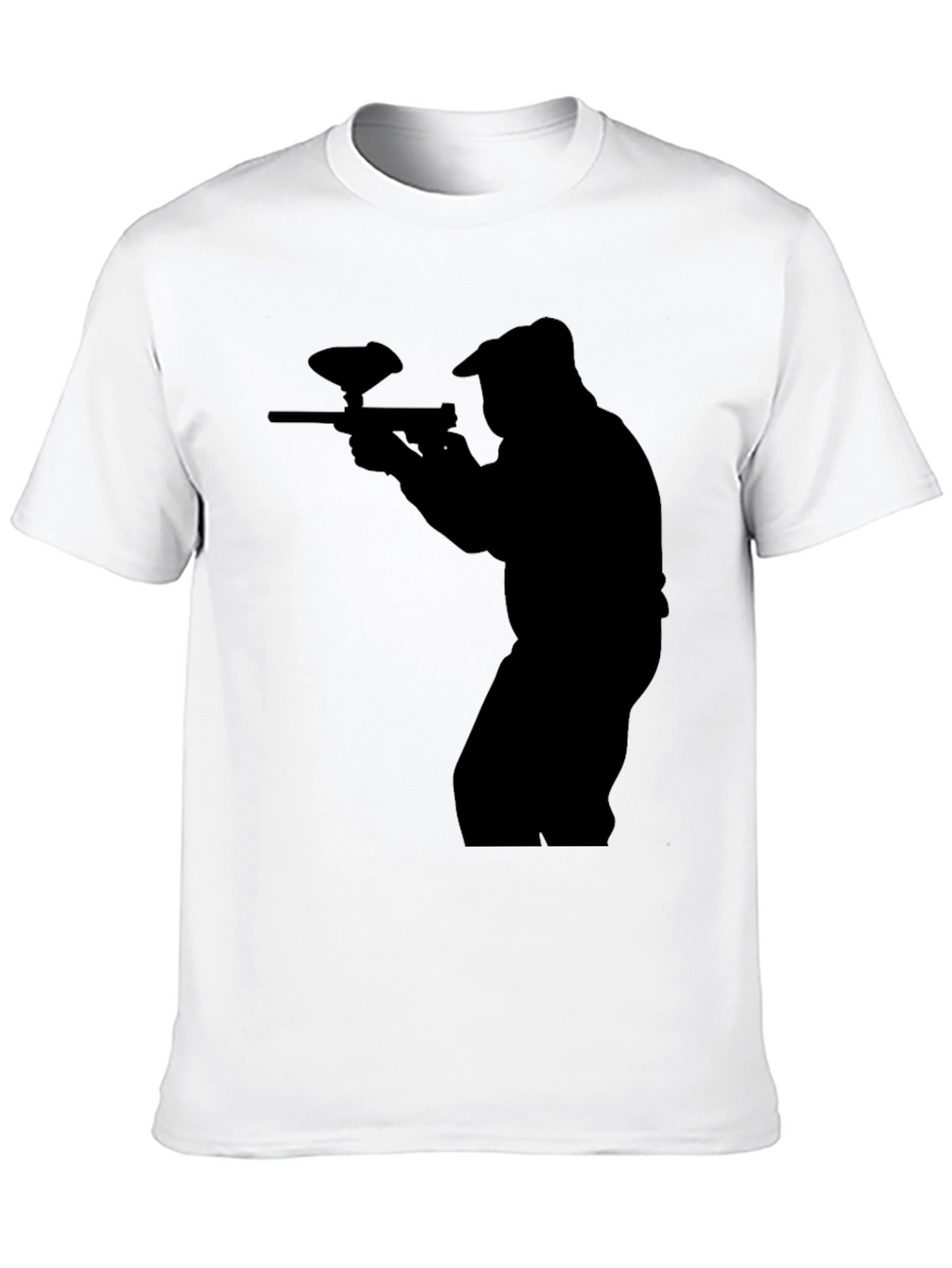 Paintball Silhouette Black T-Shirt