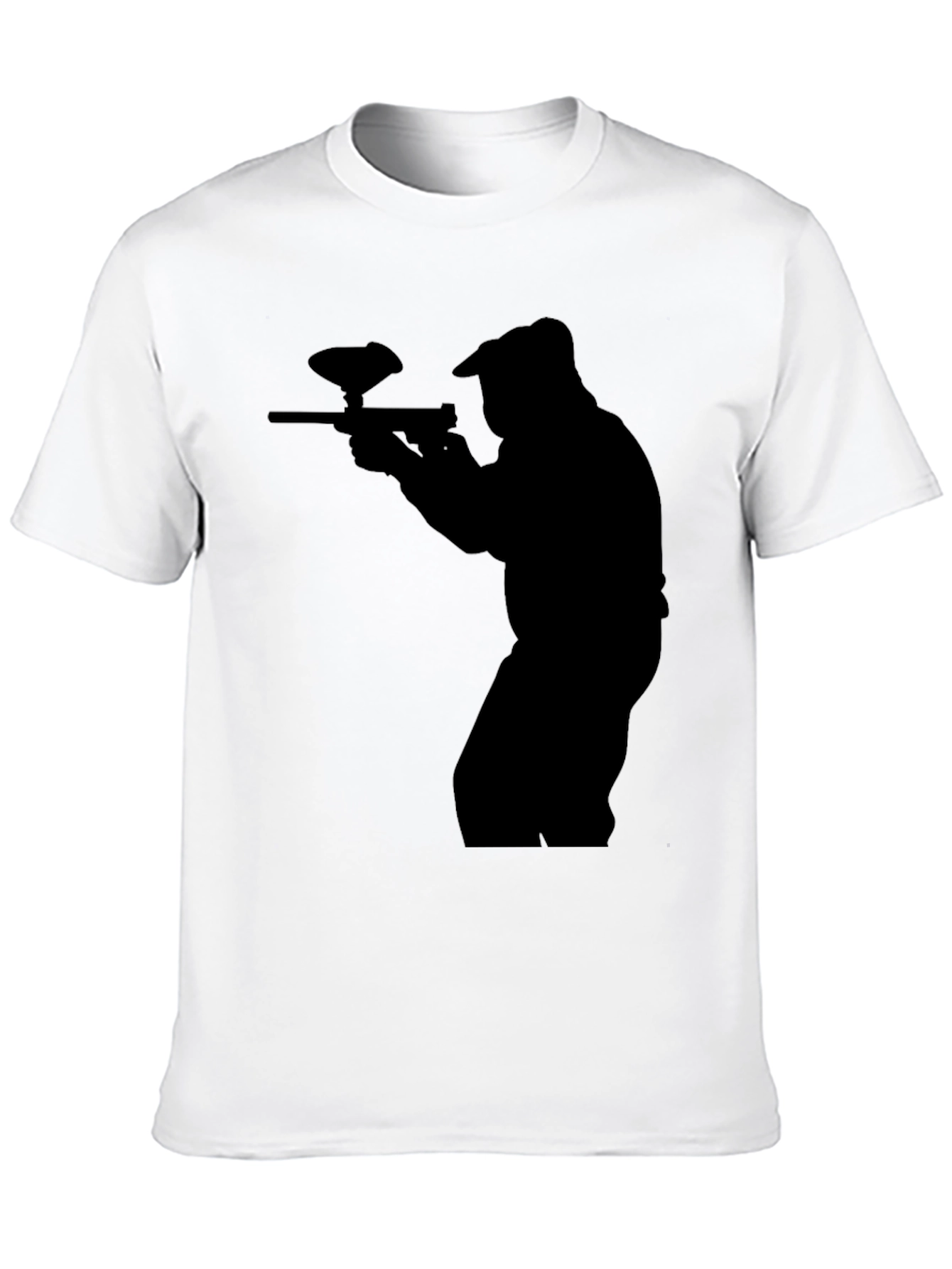 Paintball Silhouette Black T-Shirt