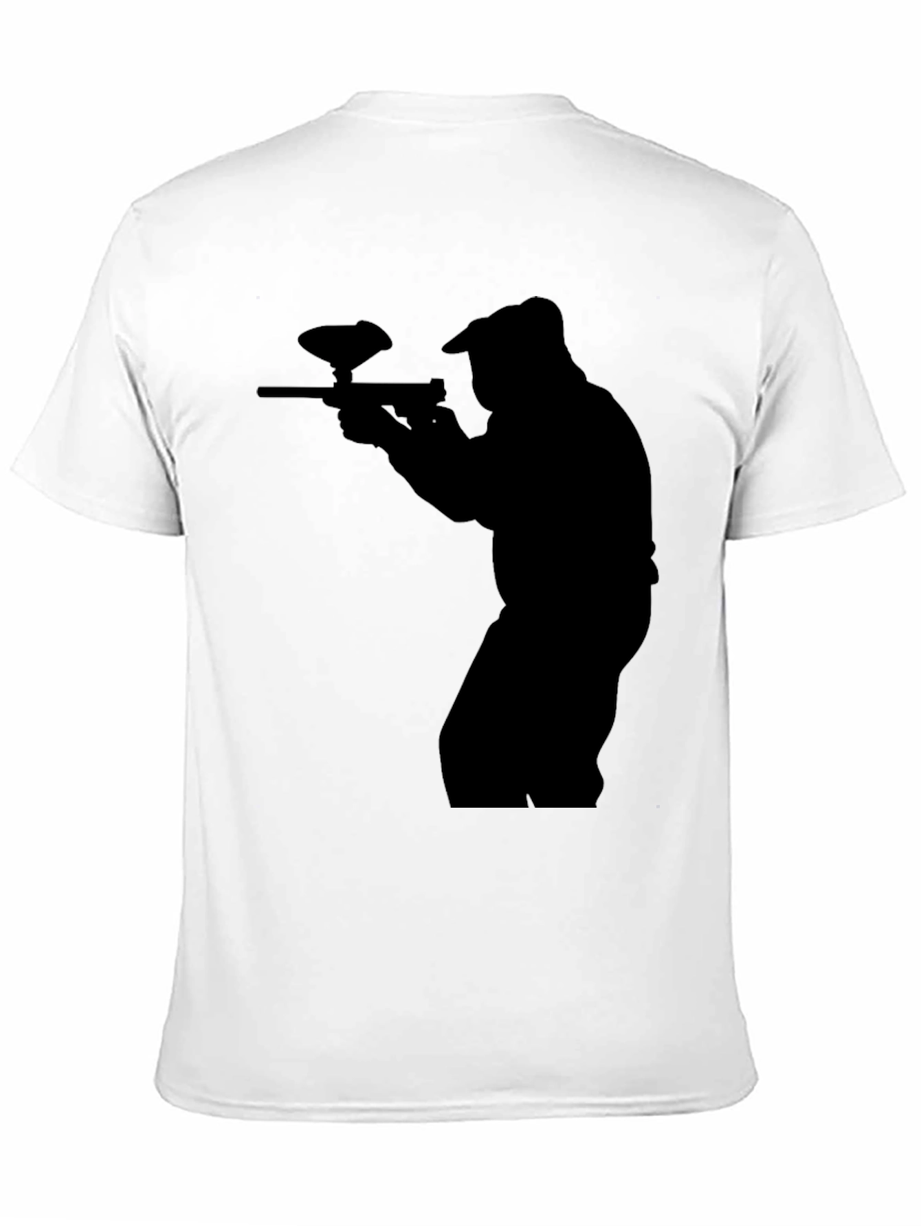 Paintball Silhouette Black T-Shirt