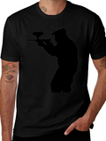 Paintball Silhouette Black T-Shirt