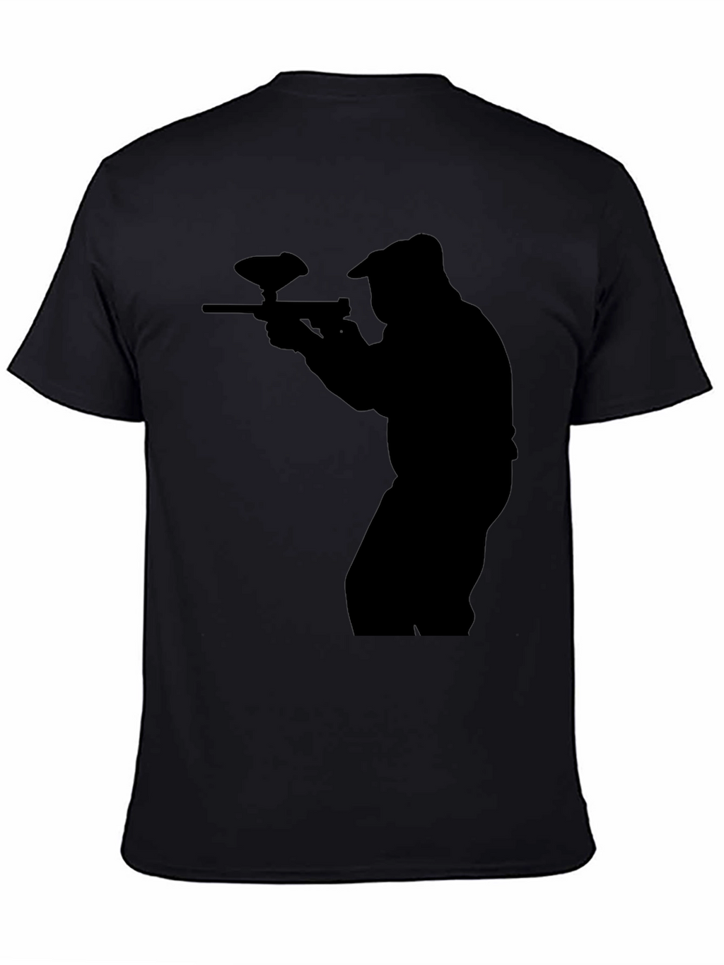 Paintball Silhouette Black T-Shirt