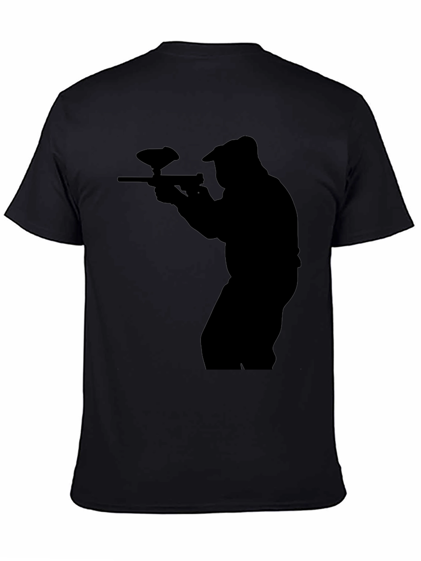 Paintball Silhouette Black T-Shirt