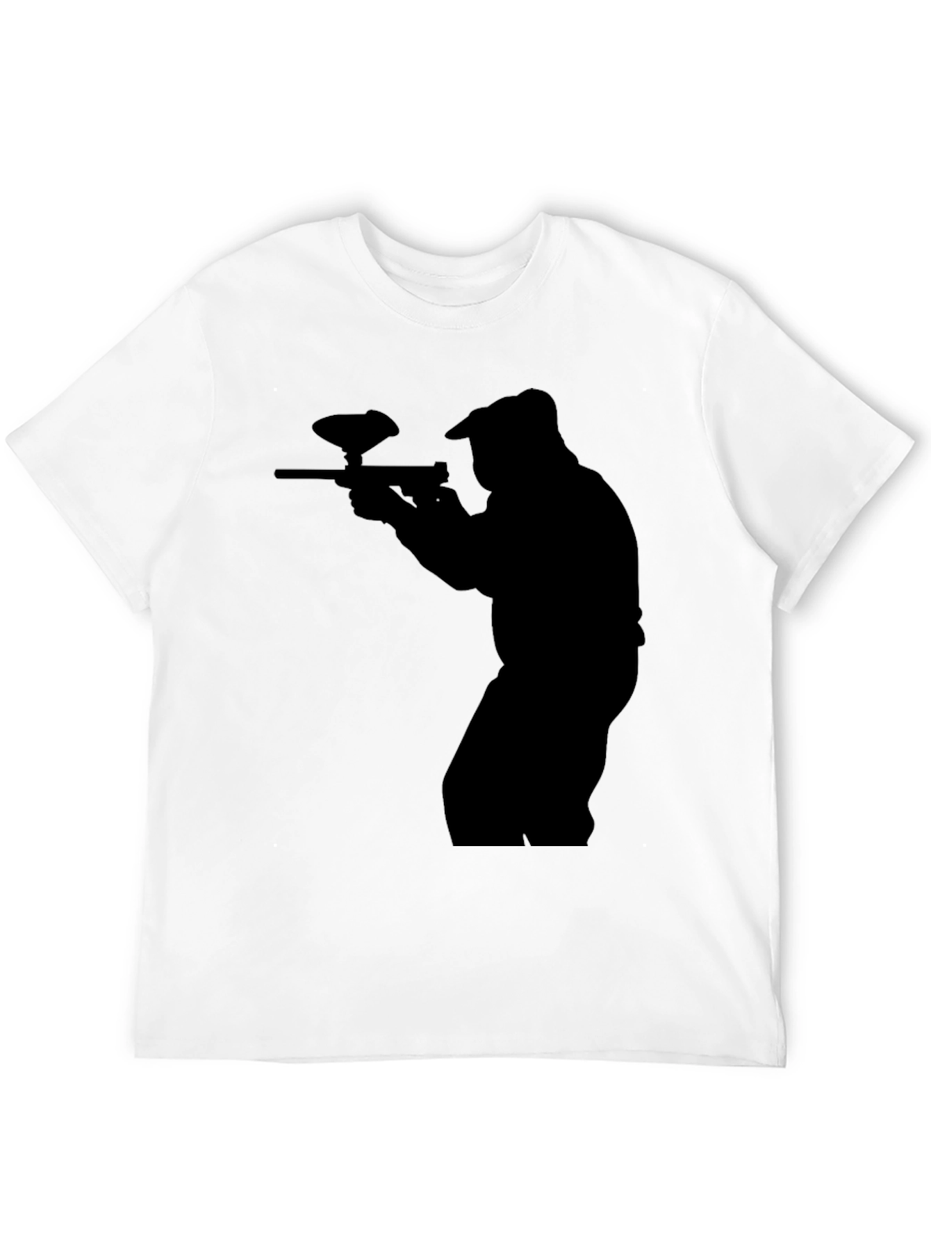 Paintball Silhouette Black T-Shirt