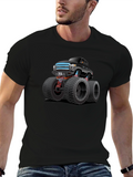 Monster Truck Graphic Tee - Black