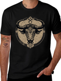Taurus Zodiac Black T-Shirt