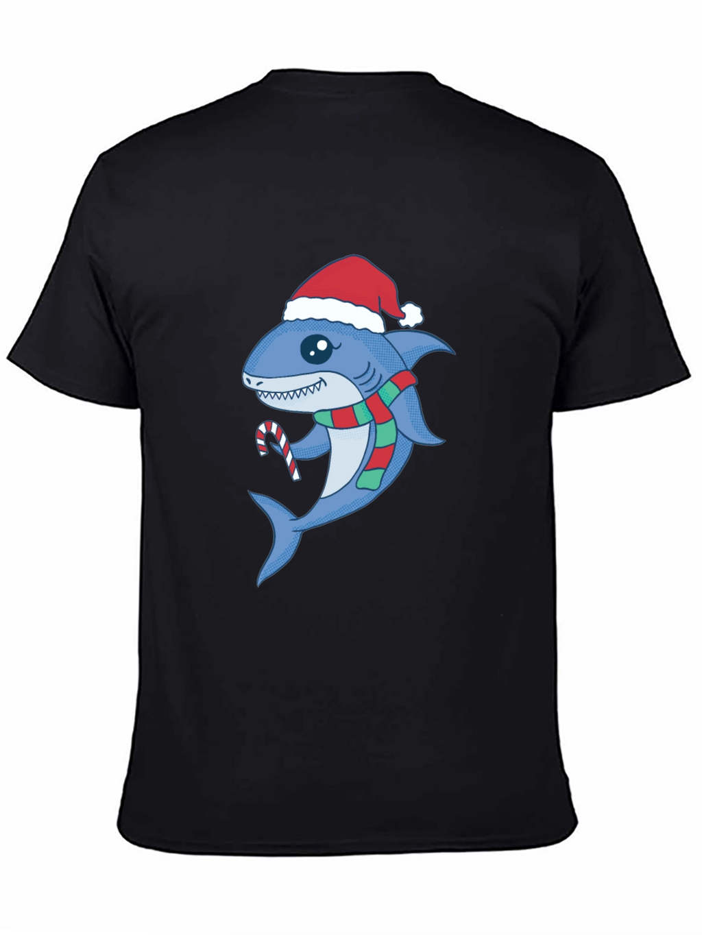 Festive Shark Tee - Christmas Holiday Apparel