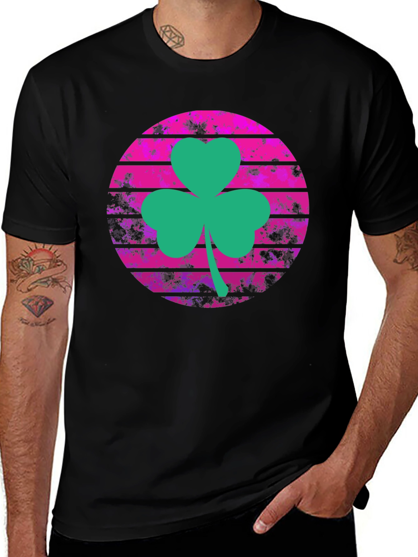 Retro Shamrock T-Shirt - St. Patricks Day Style