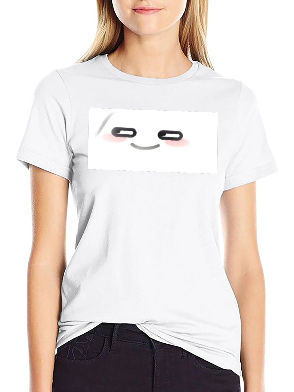 Funny Face Graphic Tee - Unisex Black T-Shirt