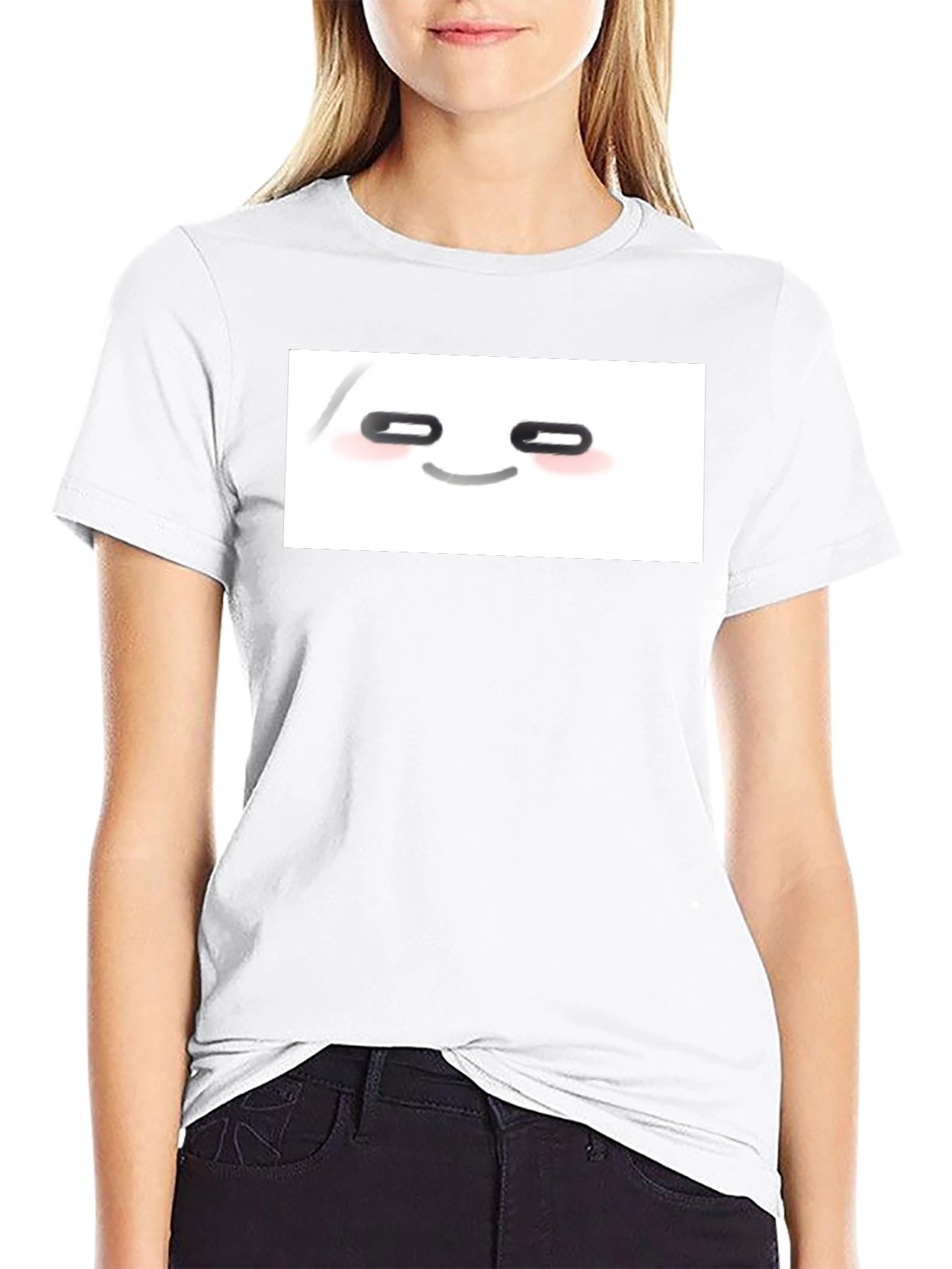 Funny Face Graphic Tee - Unisex Black T-Shirt