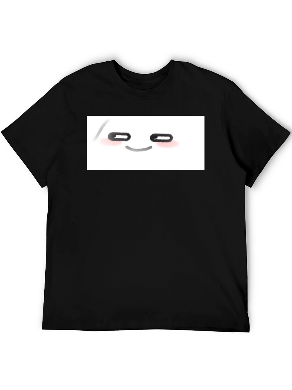 Funny Face Graphic Tee - Unisex Black T-Shirt