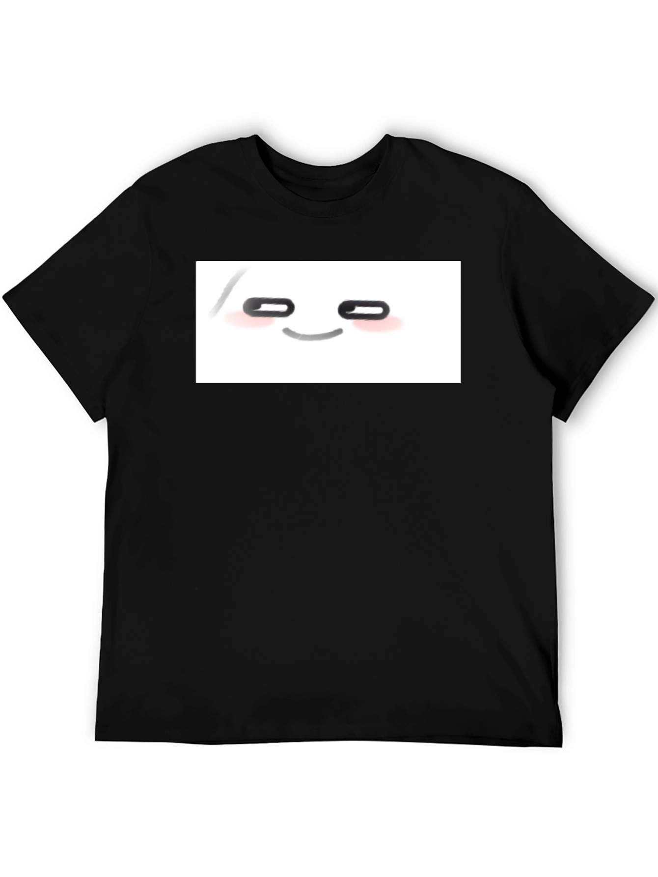 Funny Face Graphic Tee - Unisex Black T-Shirt