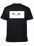 Funny Face Graphic Tee - Unisex Black T-Shirt