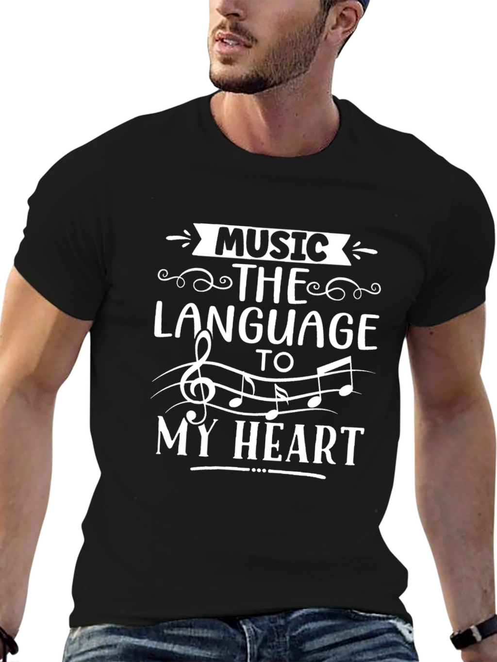 Music is the Language of My Heart T-Shirt