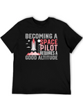 Space Pilot T-Shirt - Altitude Required