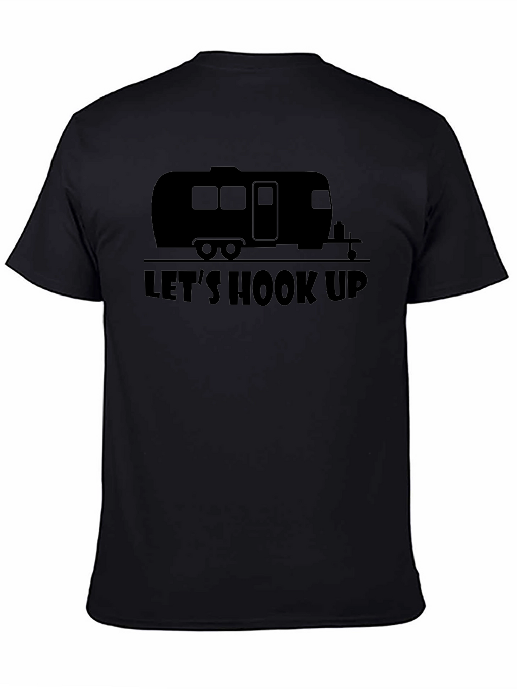 Lets Hook Up Camping T-Shirt - Funny RV Apparel