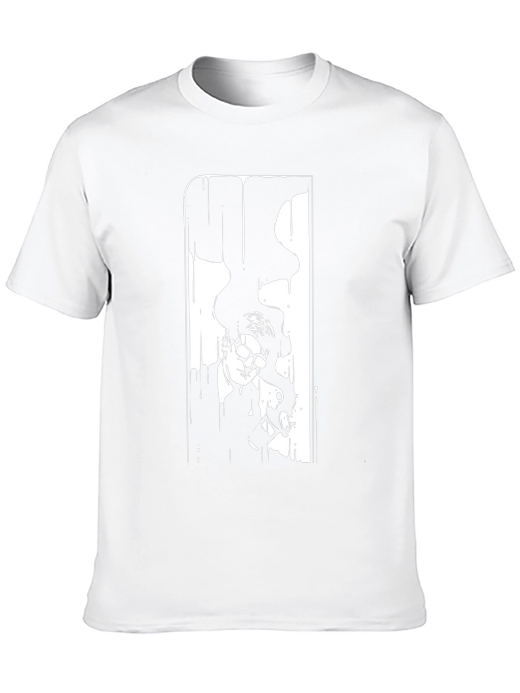 Stylish Black Graphic Tee - The Man and Dragon