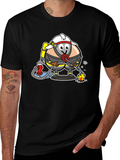 Cartoon Firefighter T-Shirt