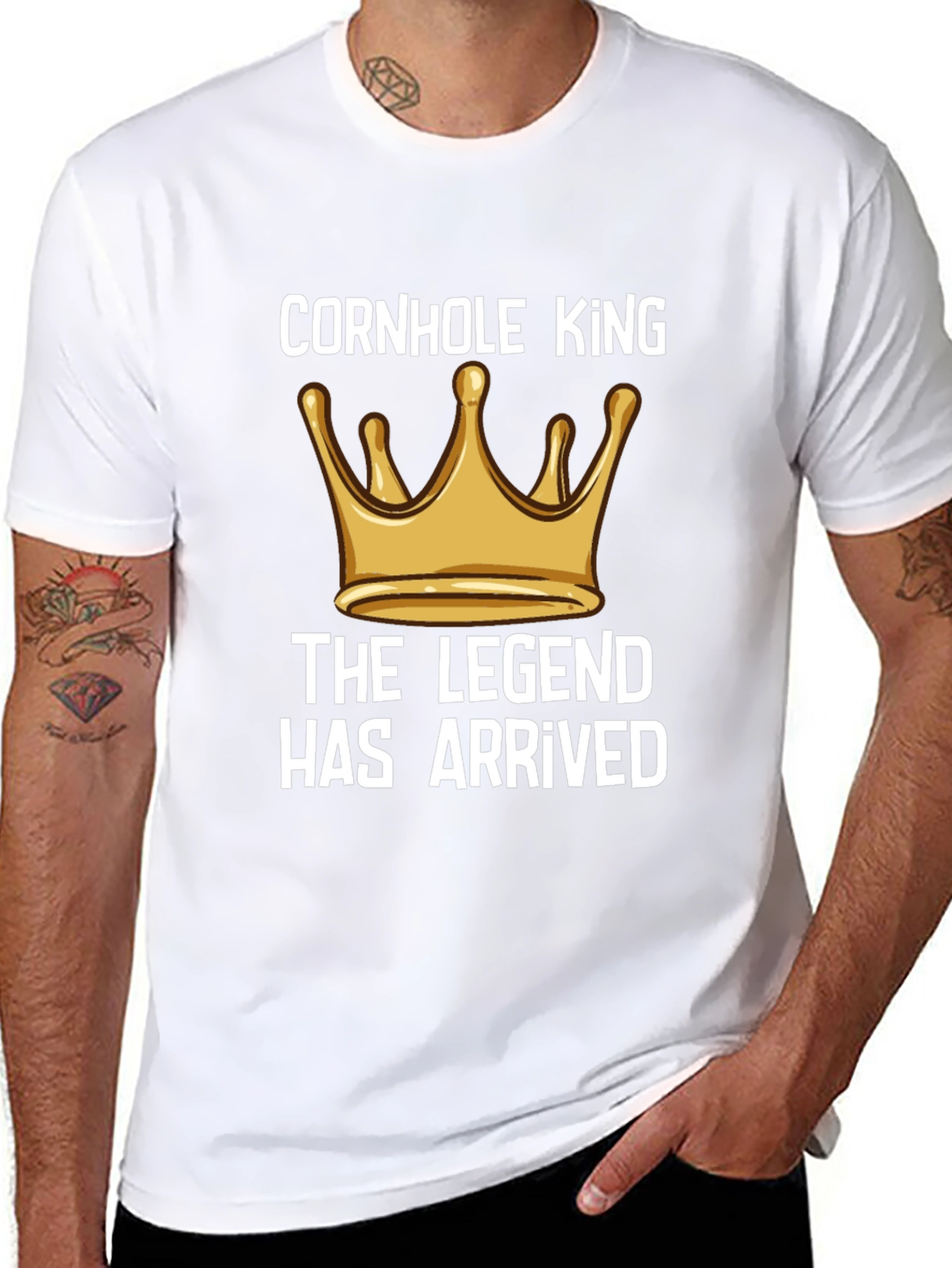 Cornhole King T-Shirt: Legend Has Arrived