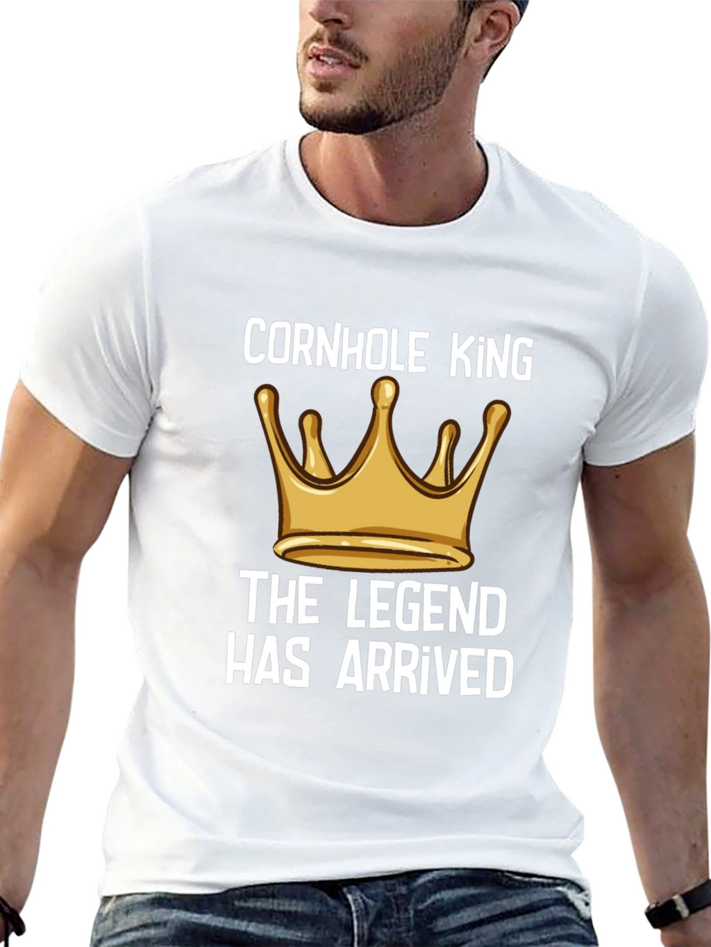 Cornhole King T-Shirt: Legend Has Arrived