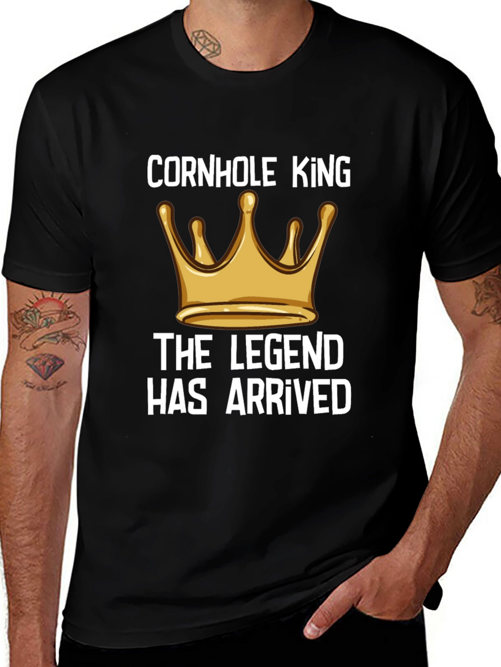 Cornhole King T-Shirt: Legend Has Arrived