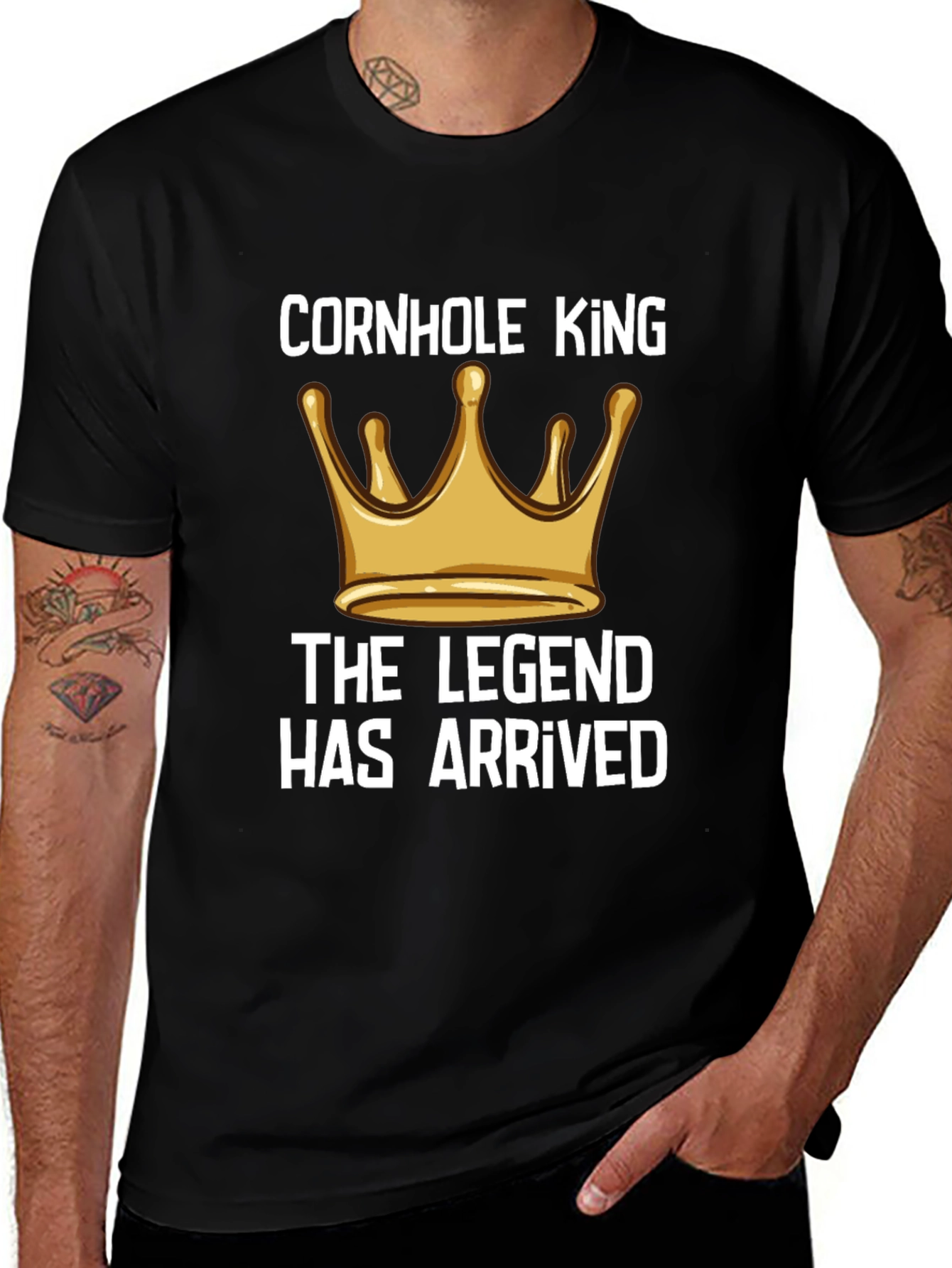 Cornhole King T-Shirt: Legend Has Arrived