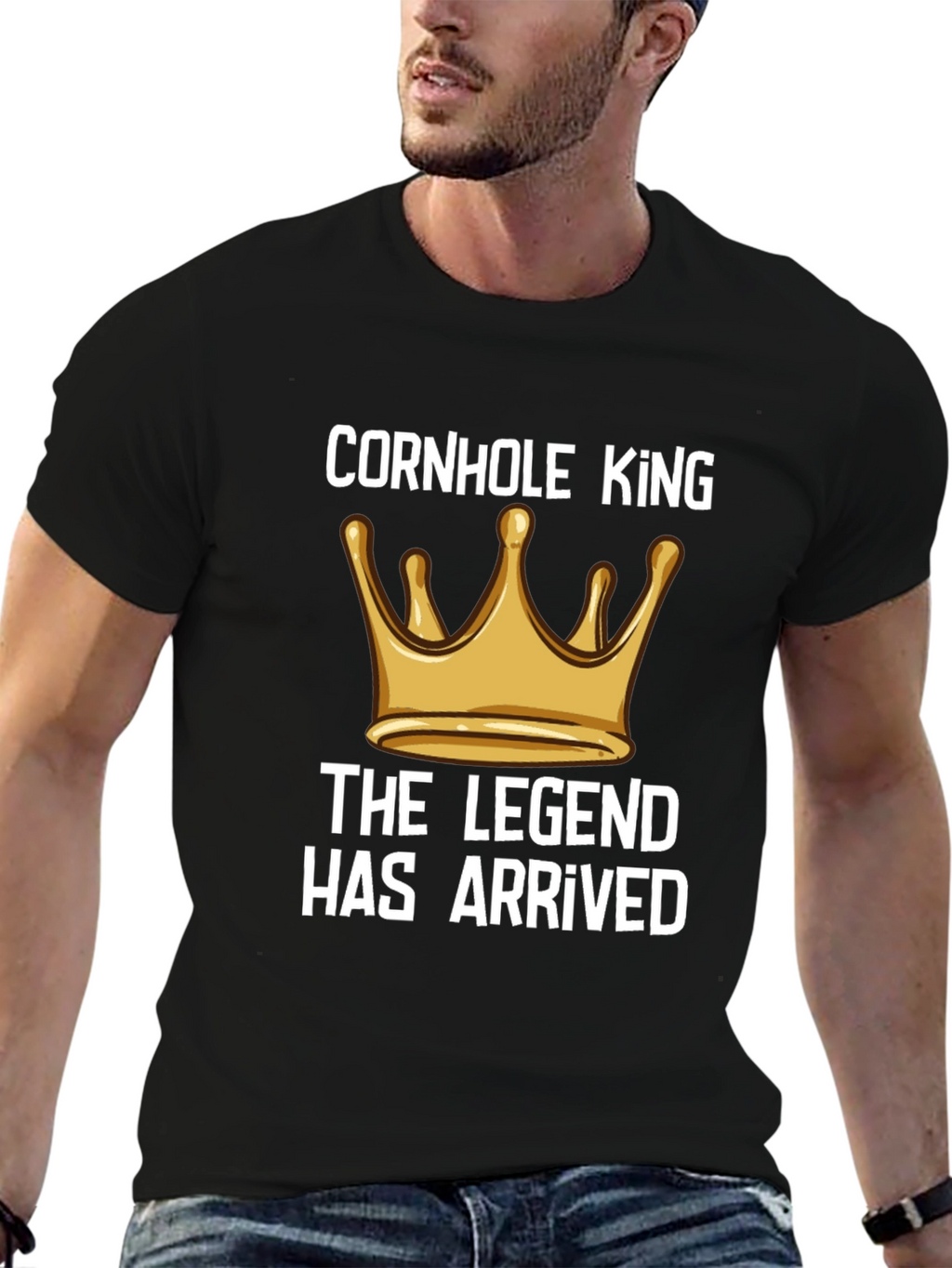 Cornhole King T-Shirt: Legend Has Arrived