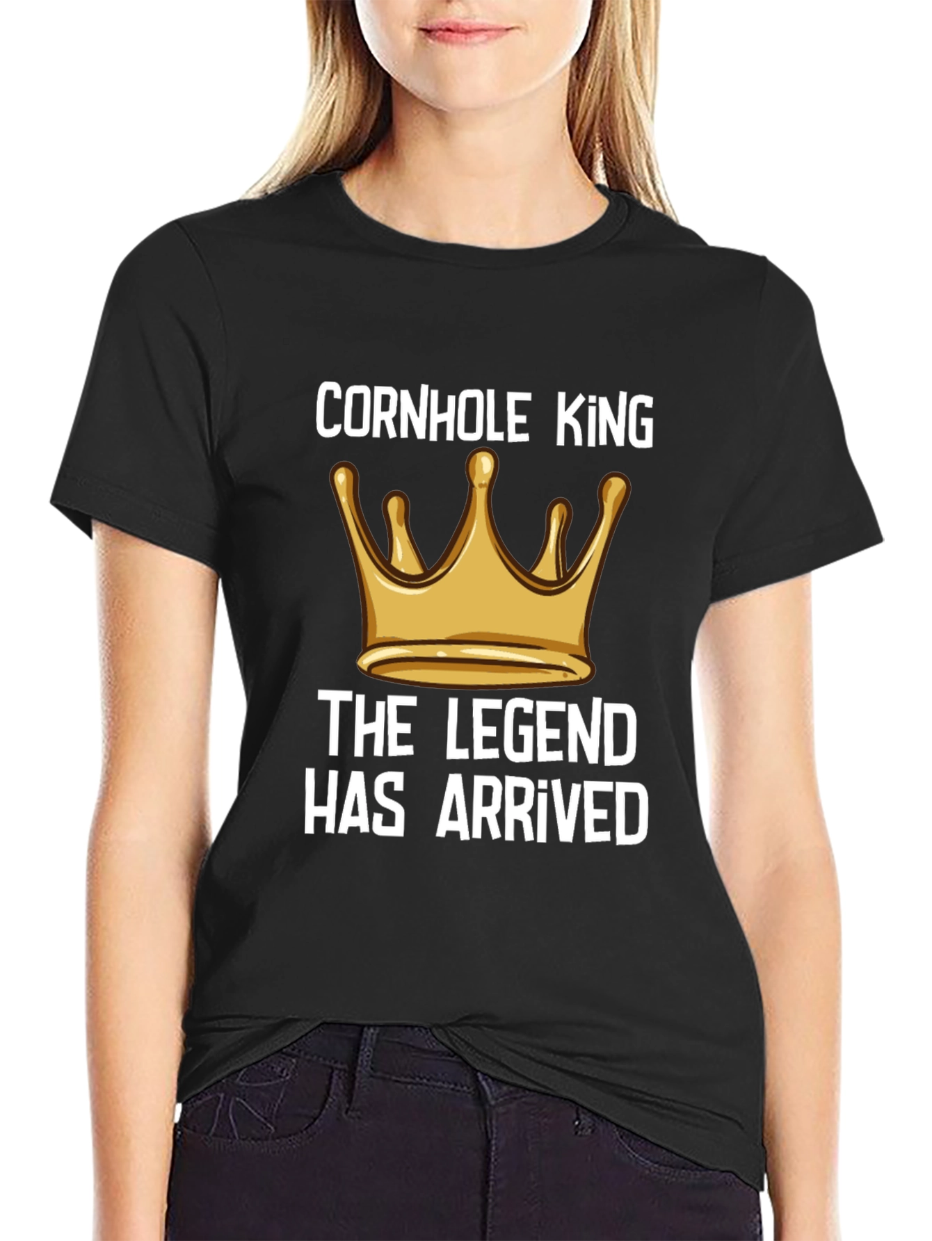 Cornhole King T-Shirt: Legend Has Arrived