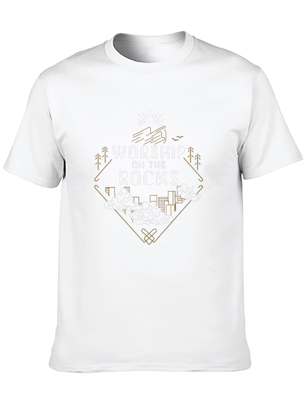 Worship on the Rocks Graphic Tee