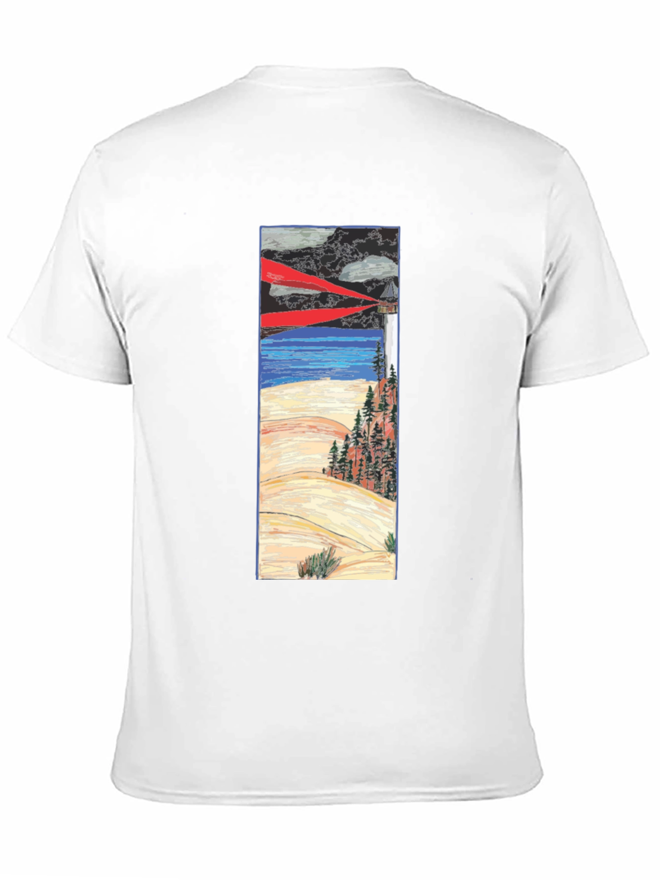 Lighthouse Graphic Tee - Coastal Style