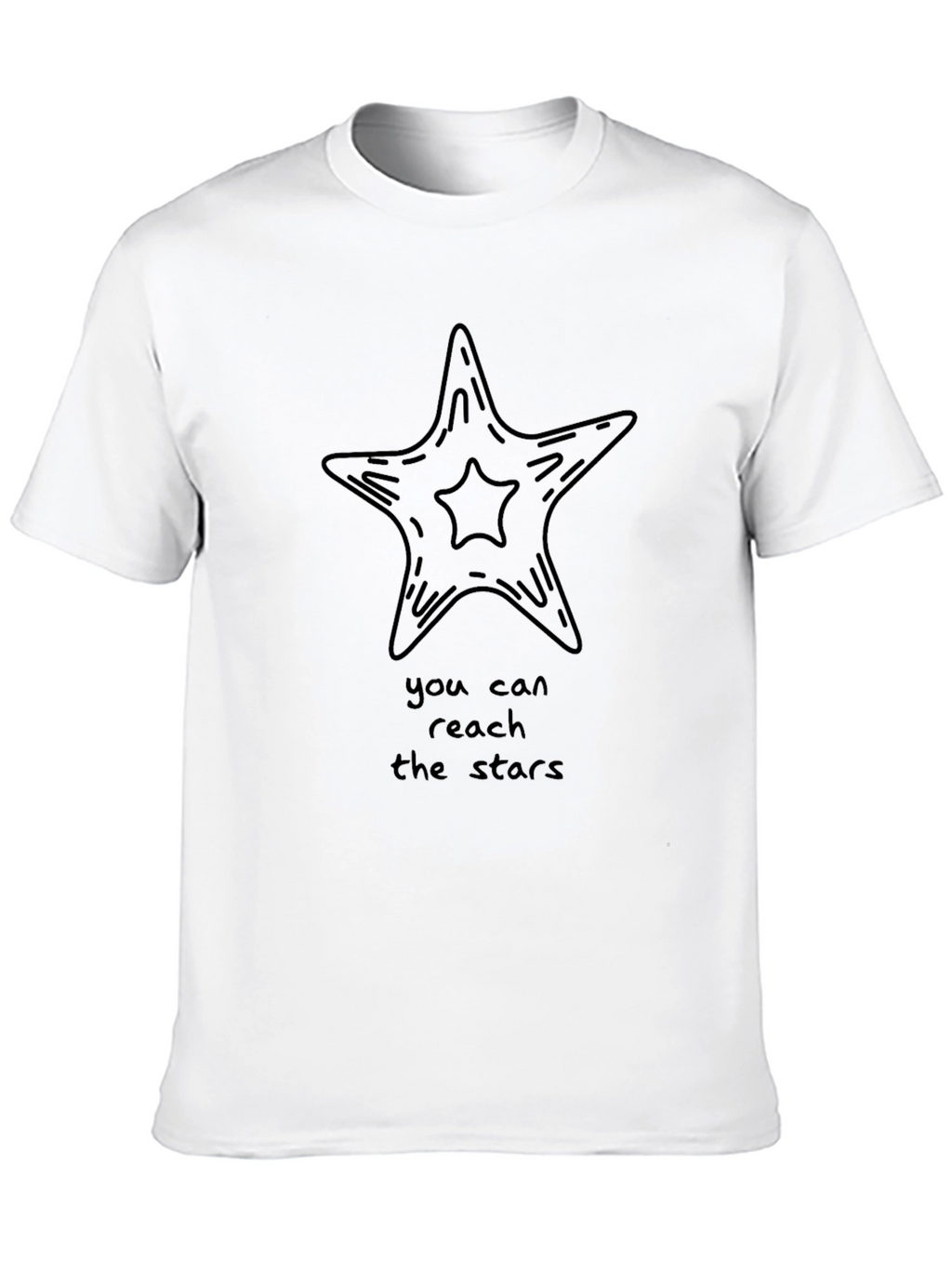 Reach for the Stars Graphic Tee - Black