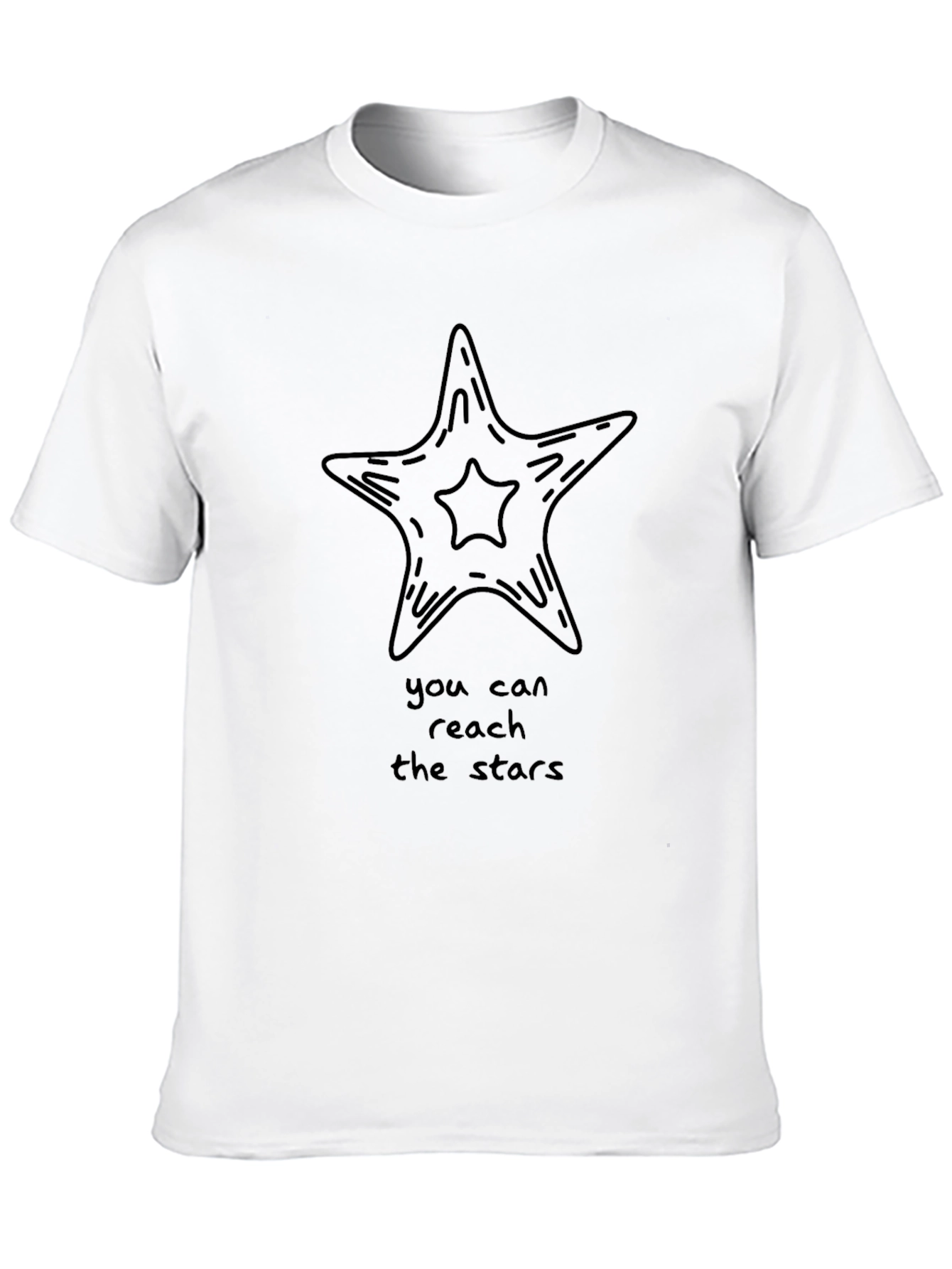 Reach for the Stars Graphic Tee - Black