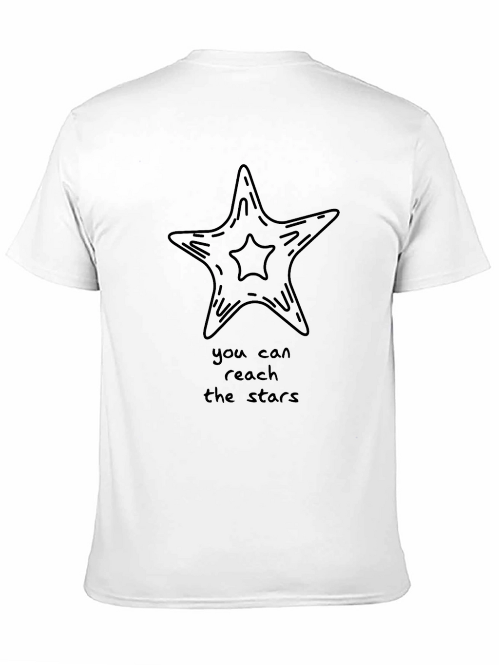 Reach for the Stars Graphic Tee - Black
