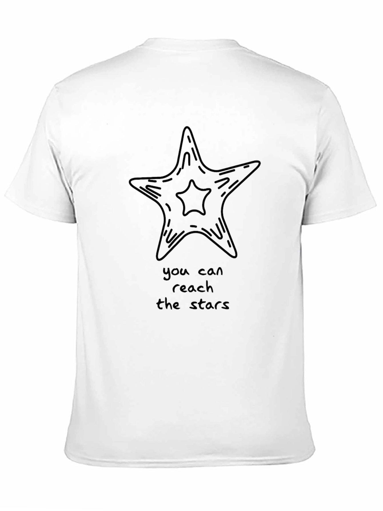 Reach for the Stars Graphic Tee - Black