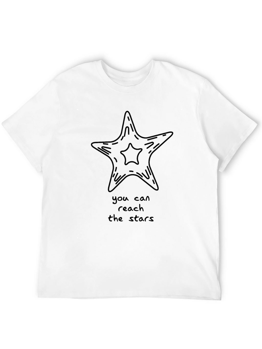 Reach for the Stars Graphic Tee - Black