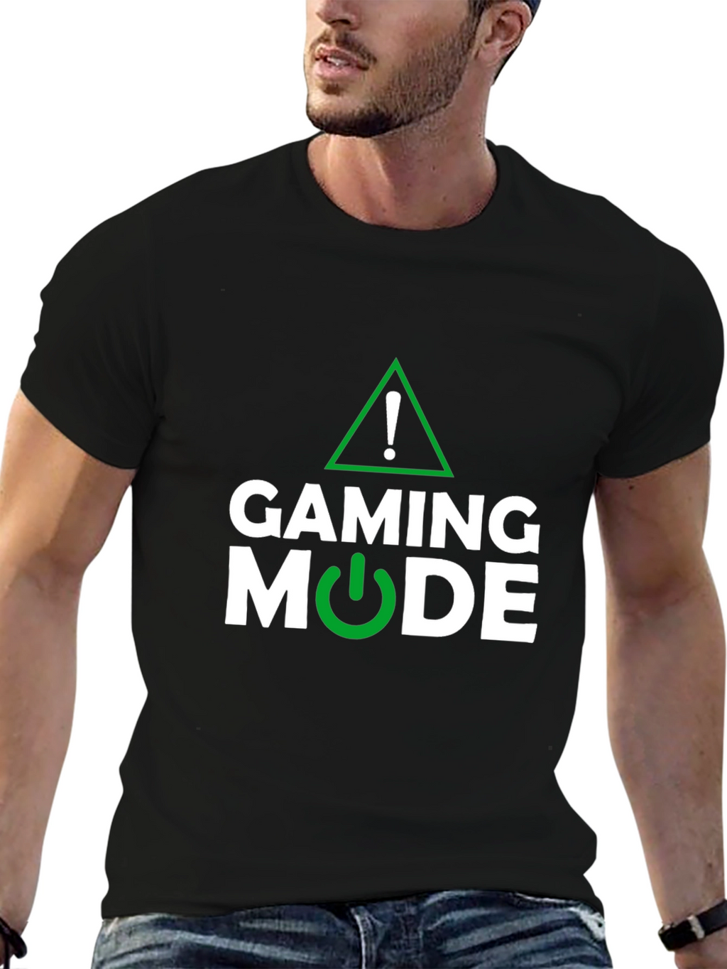 Gaming Mode T-Shirt - Black Gamer Apparel