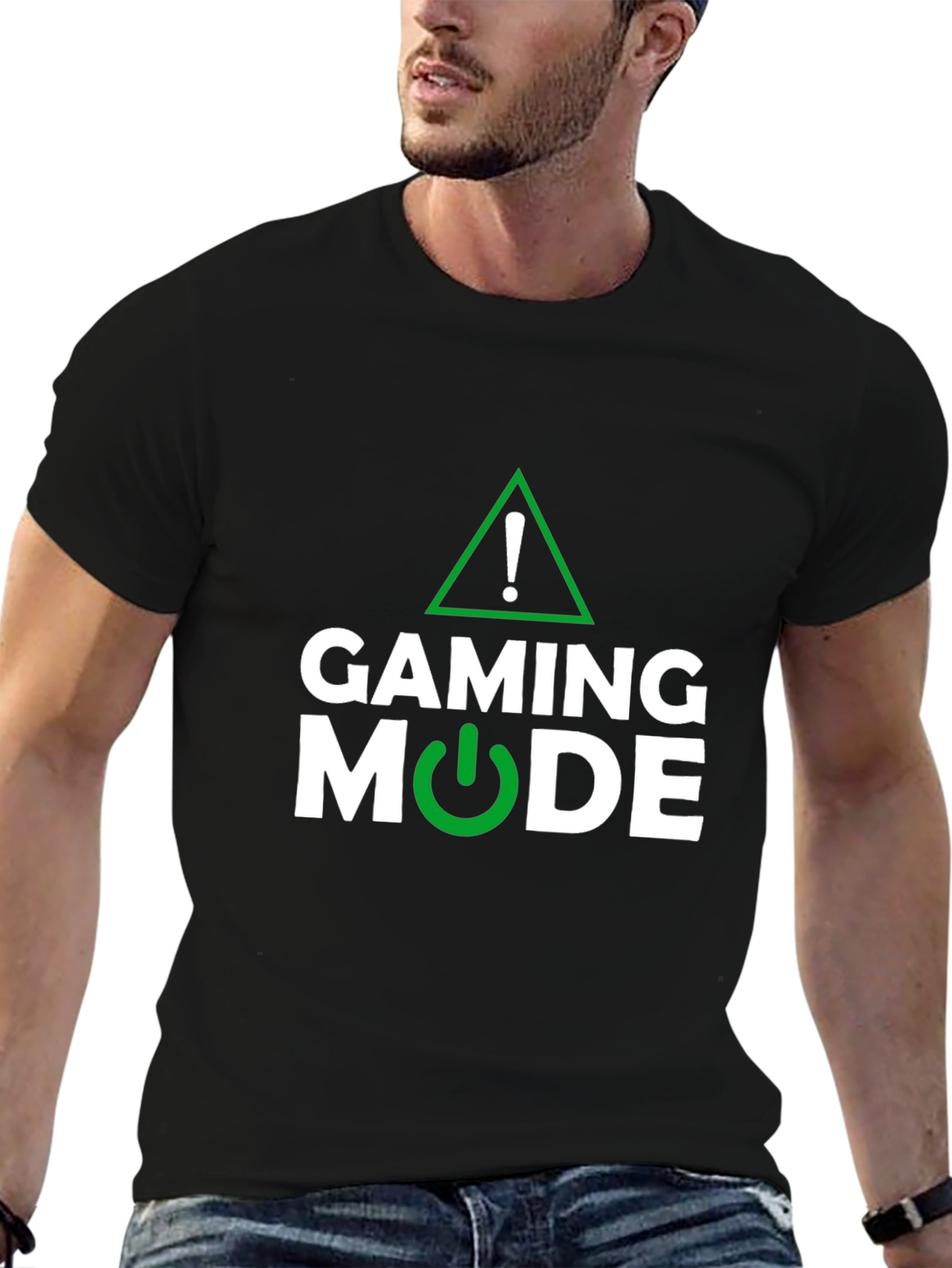 Gaming Mode T-Shirt - Black Gamer Apparel