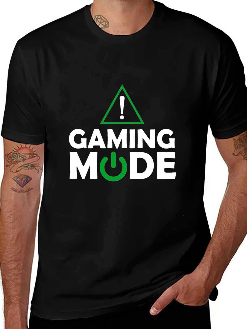 Gaming Mode T-Shirt - Black Gamer Apparel