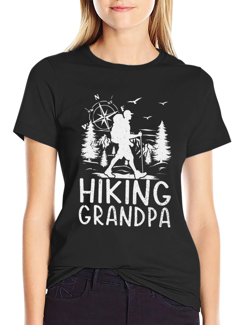 Hiking Grandpa T-Shirt - Adventure Awaits!