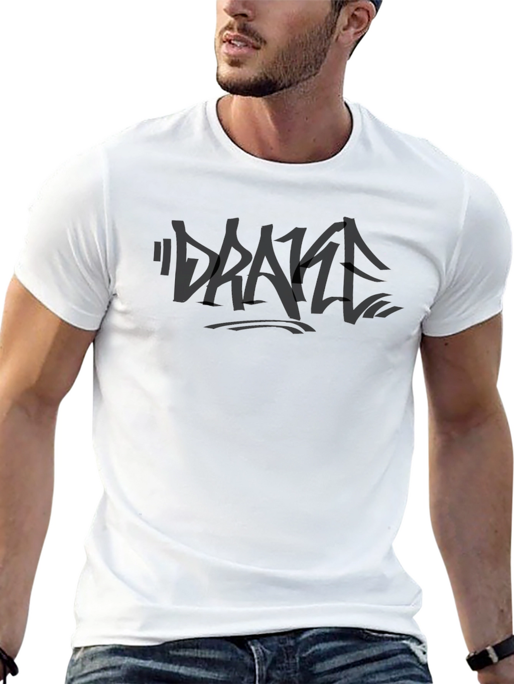 Drake Graffiti Style Black T-Shirt