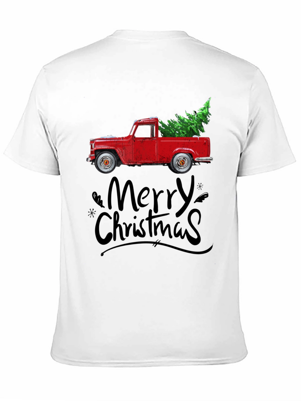 Merry Christmas Truck Graphic Tee