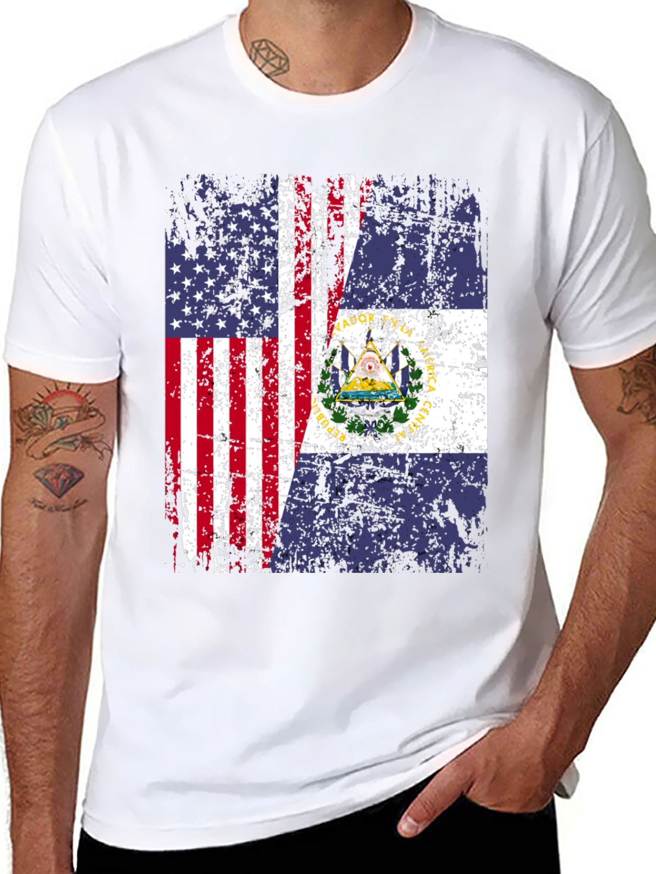 USA West Virginia Flag Graphic Tee