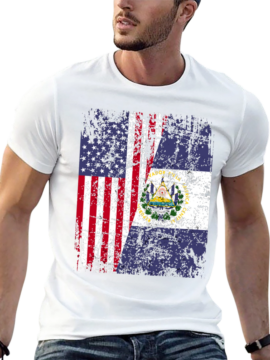USA West Virginia Flag Graphic Tee