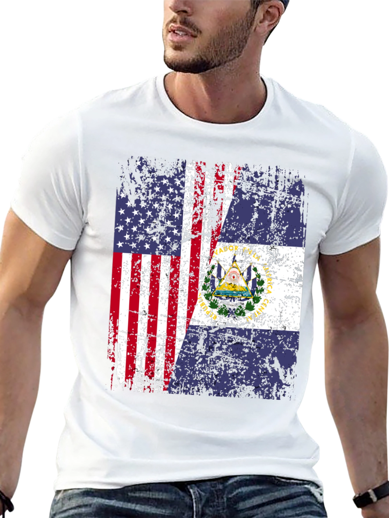 USA West Virginia Flag Graphic Tee