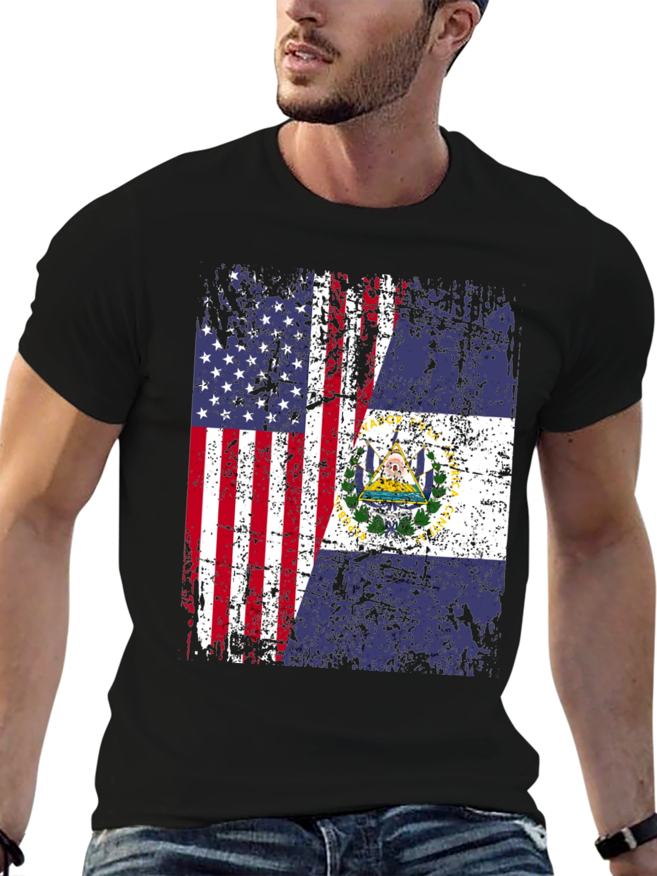 USA West Virginia Flag Graphic Tee