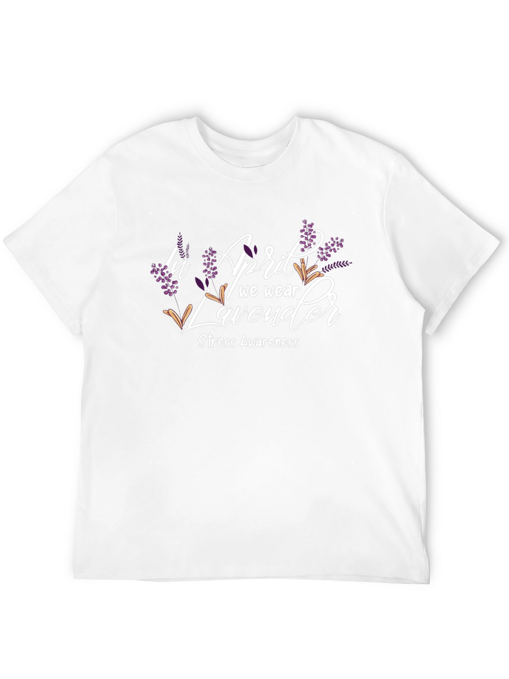 April Lavender Stress Awareness T-Shirt