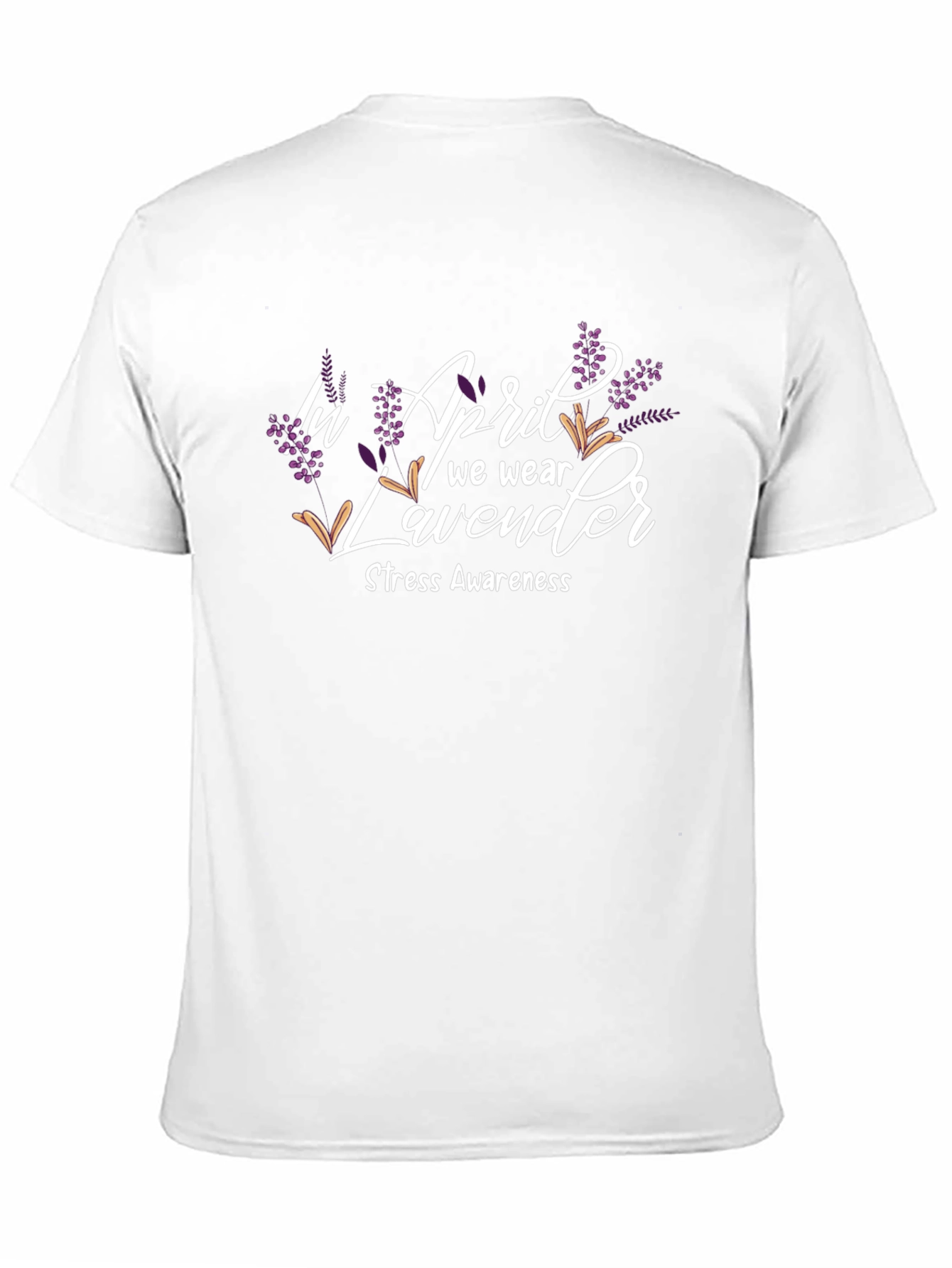 April Lavender Stress Awareness T-Shirt
