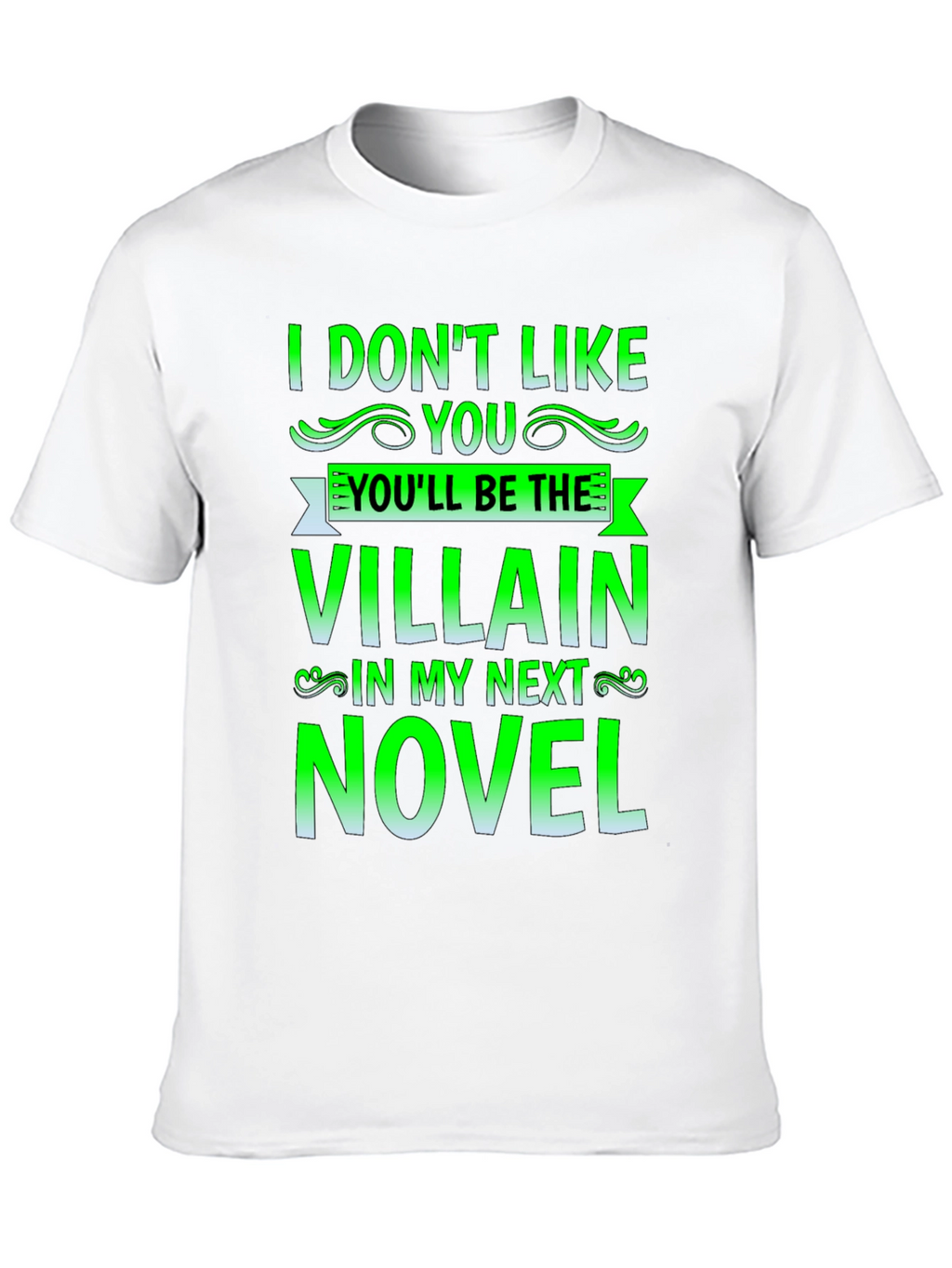 Villain Novel T-Shirt - Funny Book Lover Tee