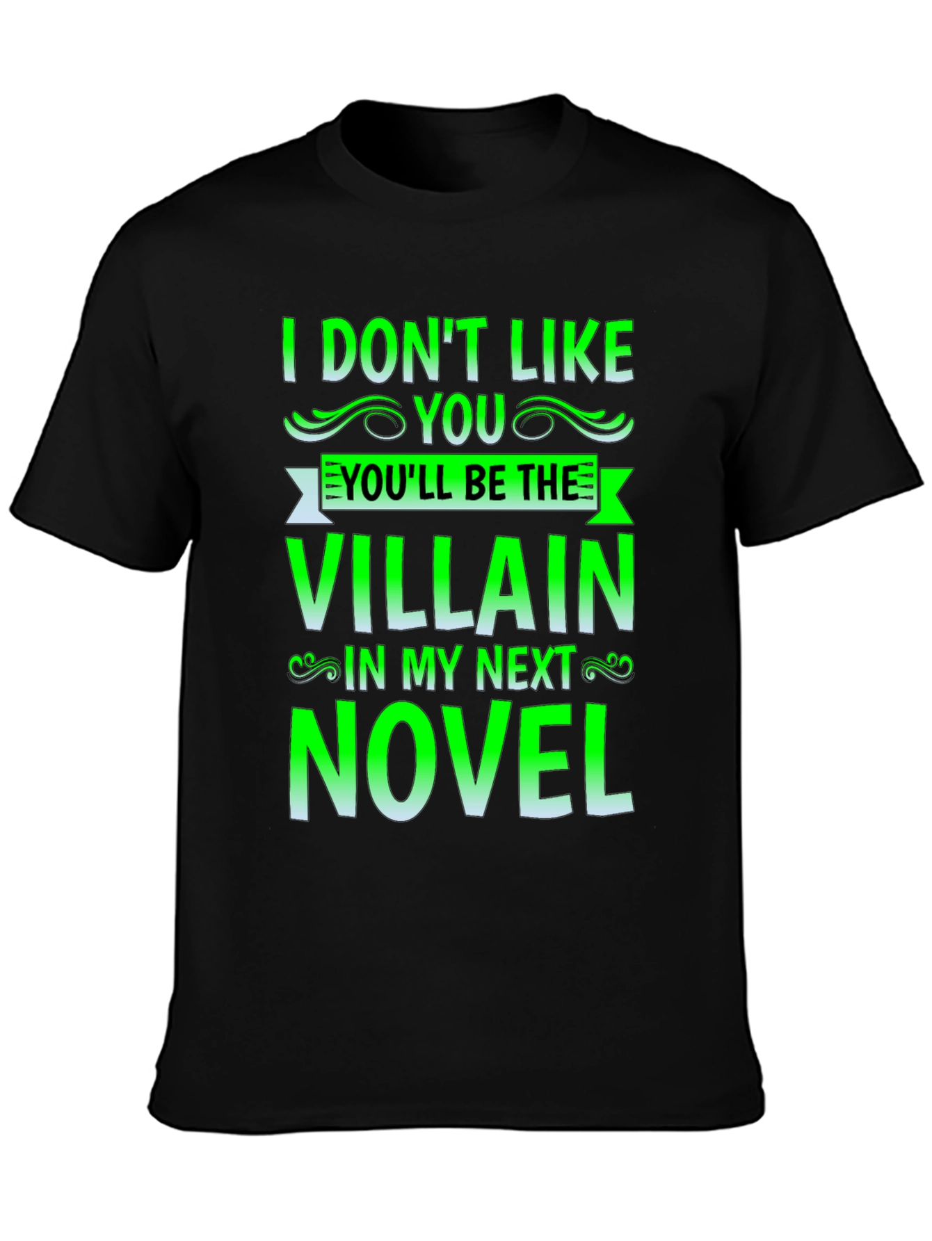 Villain Novel T-Shirt - Funny Book Lover Tee