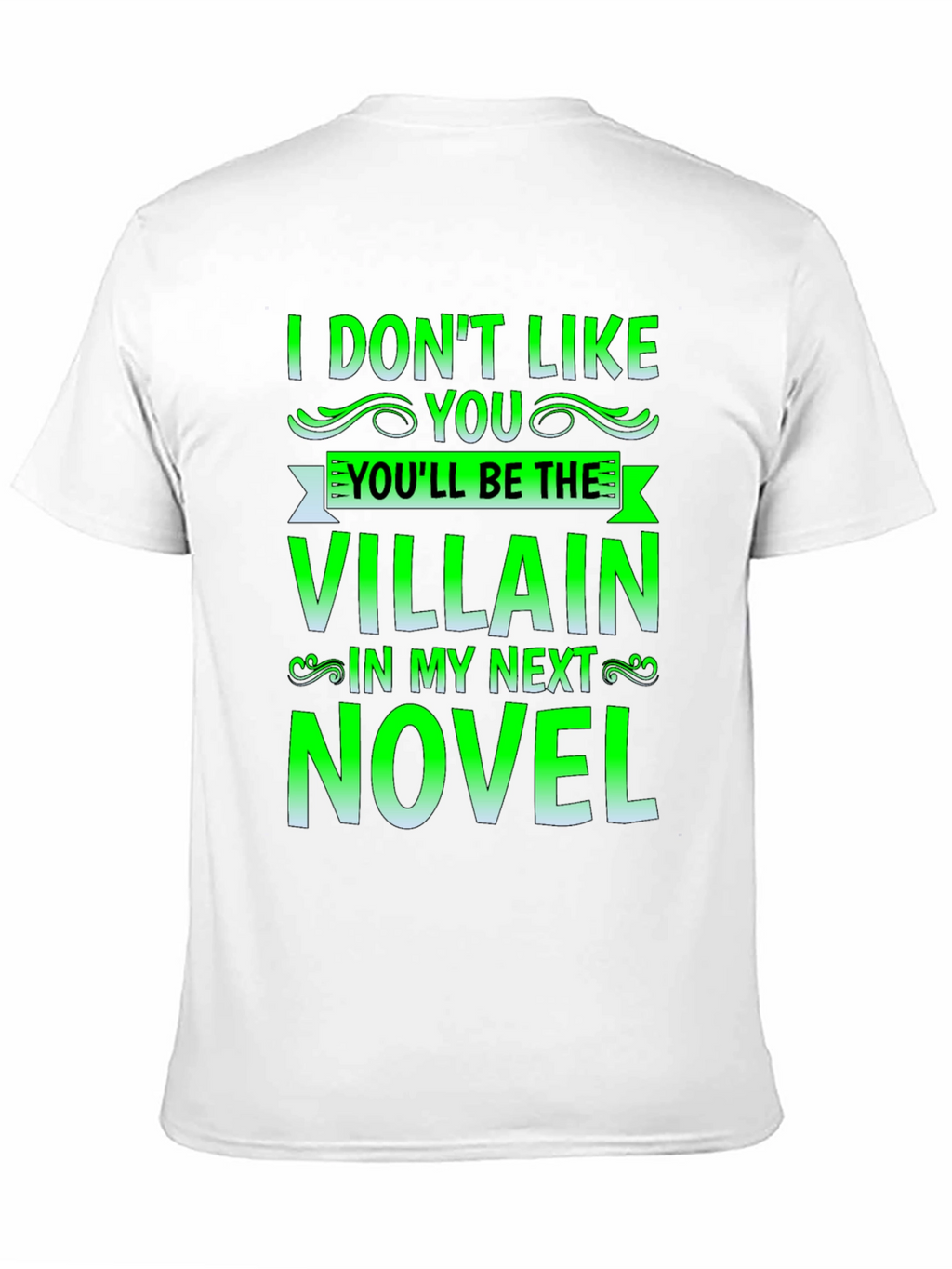 Villain Novel T-Shirt - Funny Book Lover Tee