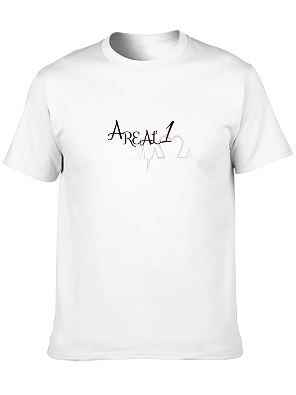Stylish Black T-Shirt with AREAL 1 Text